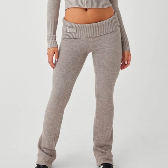 Frankie's Bikinis Pants - Frankies Bikinis Fleur Cloud Knit Pants